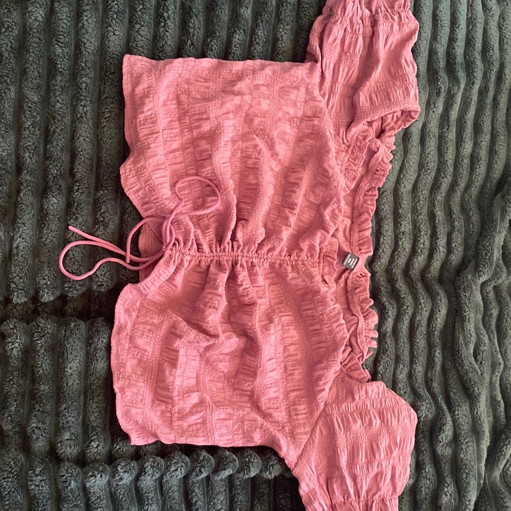Cropped dress shirt